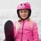 Triple8 Wipeout Snow Deluxe Helmet Neon Pink (8+)
