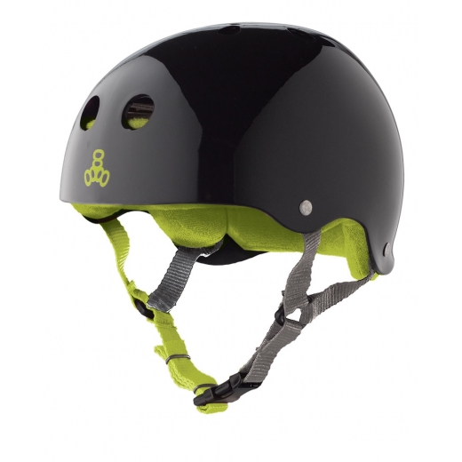 Triple8 Sweatsaver Helmet Black/Green