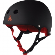 Triple8 Sweatsaver Helmet Black w/ Red XS