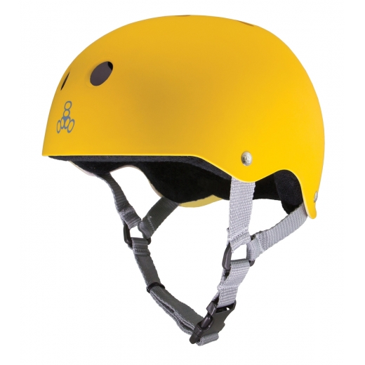 Triple8 Sweatsaver Helmet Yellow Rubber