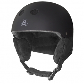 Triple8 Audio Snow Helmet Black