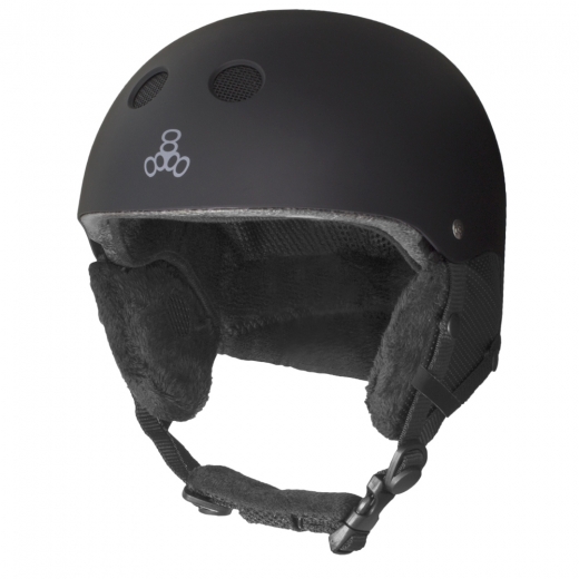 Triple8 Audio Snow Helmet Black