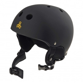 Triple8 Old School Snow Black Rubber XS