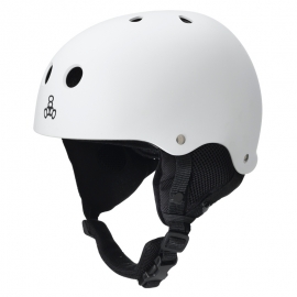 Triple8 Old School Snow White Rubber L