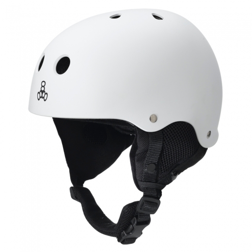Triple8 Old School Snow White Rubber L