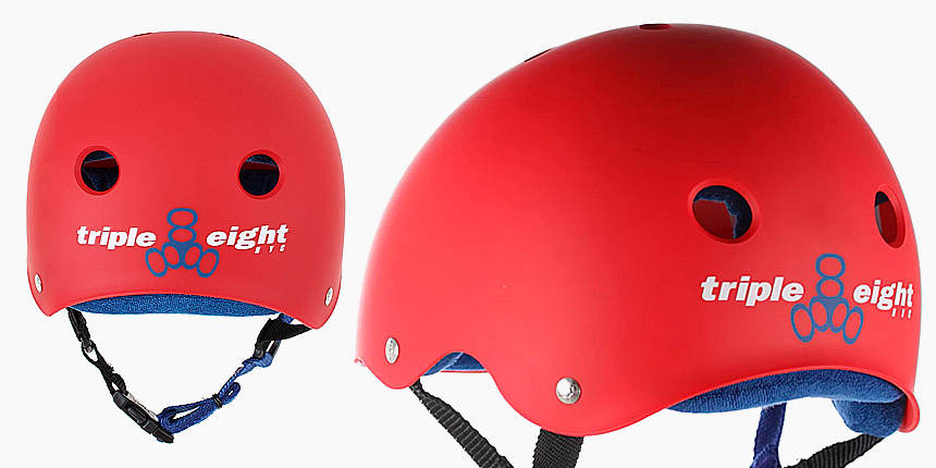 Внешний вид Triple8 Sweatsaver Helmet United Red