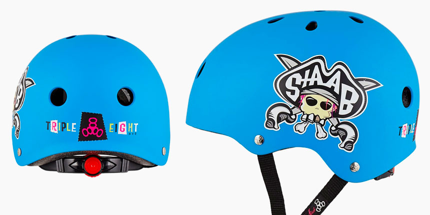 Внешний вид Triple8 Lil 8 Staab Edition - Neon Blue