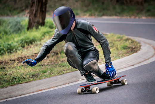 Скоростное катание в Triple8 T8 Racer Blue Rubber