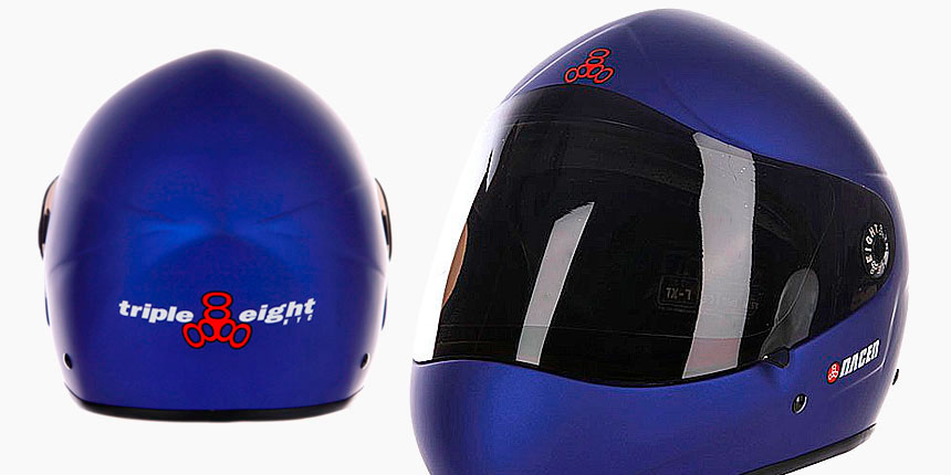 Внешний вид Triple8 T8 Racer Blue Rubber